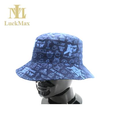 China China Factory Wholesale Deep Blue Waterproof Fashion Daily Life Empty Cloth Bucket Headwear / Hats for sale