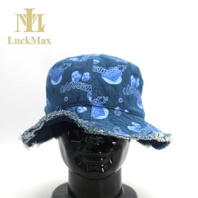 China Headwear / Custom Focus Sketch Daily Life Fishing Custom 3d Breath Embroidery Bucket Hat for sale