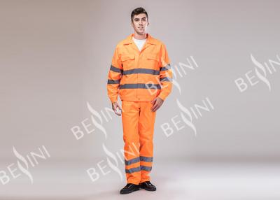 China Lightweight Construction High Visibility Clothing , Reflective Safety Apparel for sale