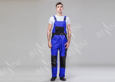 China Durable Comfortable Mens Safety Work Clothes Multi - Color Multi - Pocket Bib Pants for sale