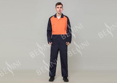 China Double Stitching Safety Work Clothes High Visable Orange Jacket Bib Pants Suit for sale