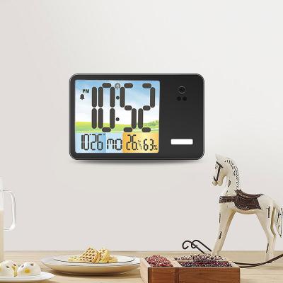 China Creative Calendars City Modren China Wall Clock for sale