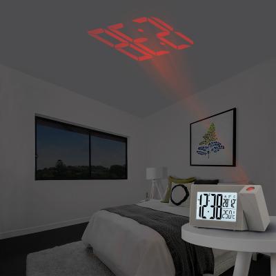 China Calendars Wholesale Custom Digital Alarm Clock LED Display Projection Clock With Wall Projection for sale