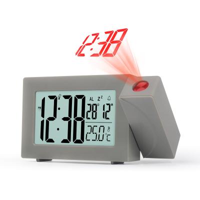 China Calendars Wholesale LED Backlight Digital LCD Projector Projection Alarm Clock For Bedroom for sale