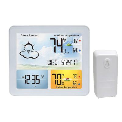 China Large Screen Digital Indoor Decorative Portable Weather Station for sale