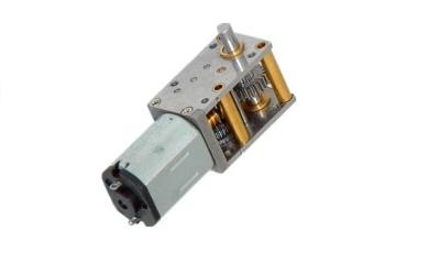 China 2.5 - 12V Metal Material DC Worm Gear Motor Low Speed For Medical Equipment for sale