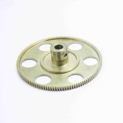 China 0.05mm Tolerance Pure Metal Bevel Gears , Brass Spur Gears 1 Year Warranty for sale