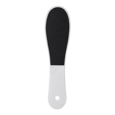 China Plastic Durable Professional Double Sided Folder Handle Pedicure Foot Care Mini Foot Grinding Brush Tools for sale