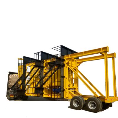 China Asphalt Batch Mixing Plant 120t/h Mobile Portable Asphalt Plant Plant for sale