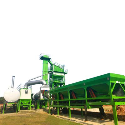 China Zoomline Modular Designed 80tph Asphalt Mixer Plant Mobile Plant for sale