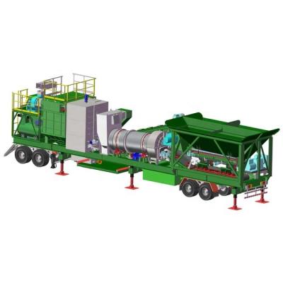 China Plant Asphalt Continuous Mixing Plant With 20-120t/h Capacity for sale