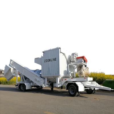 China Trailer Type Asphalt Drum Mixing Plant Zoomline Asphalt Plant Factory Price Mobile Plant for sale