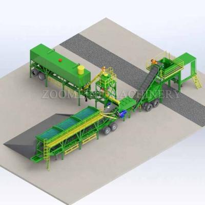 China Factory Zoomline 300T/H Stationary Stabilized Soil Mixing Plant For Sale for sale