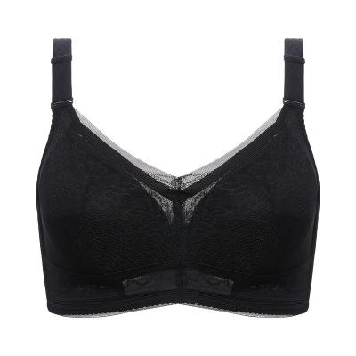 China Wholesale New Design QUICK DRY Mature Women's Plus Size Plus Size Sexy Lace Bra Large for sale