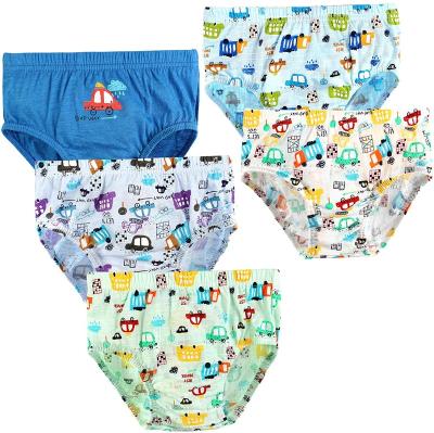 China Little Boys Toddlers Cotton Thermal Underwear Briefs Classic Car Cartoon for sale