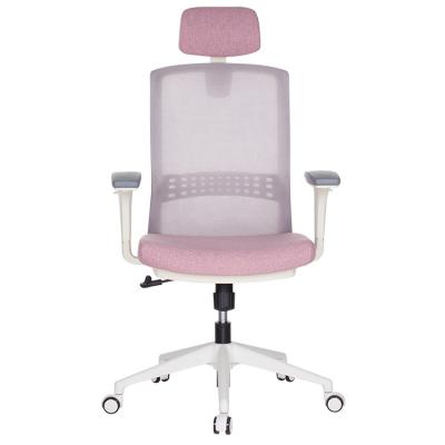 China Kingmay Executive White Frame Office Chair Ergonomic Office Mesh Chair for sale