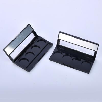 China Recyclable Makeup Custom Eyeshadow 4 Color Empty Palette Phone Case Plastic Packaging for sale