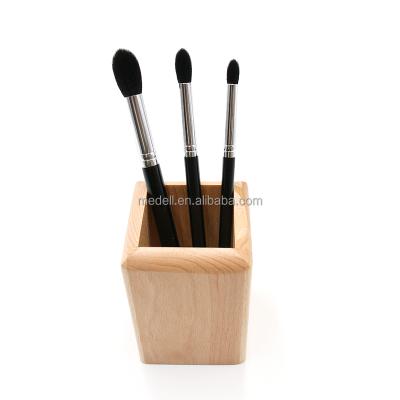 China Angular Blush Medell Wholesale Private Label Black Makeup Brushes Blending Brush Eye Make Up Brush Set for sale