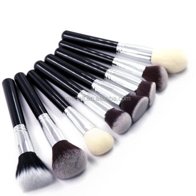 China Angular Blush 8pcs Powder Brush Foundation Brush Makeup Brush Wholesale Private Label for sale