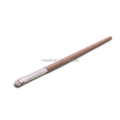 China Single Rose Handle Hair Makeup Brush Fan Brush Synthetic Eyeshadow Brush Customized by Private Label for sale