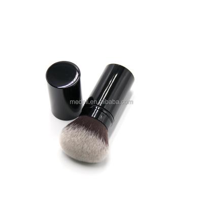 China Angular Blush Basic Professional Custom Single Brush Synthetic Hair Metal Handle Hair Makeup Brushes Makeup Brushes Private Label for sale