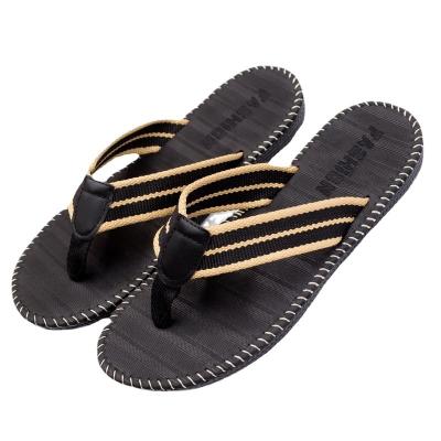 China New Design High Quality Anti-odor Shoes Wholesale Comfortable Slippers V-shape Flip Flops For Men for sale