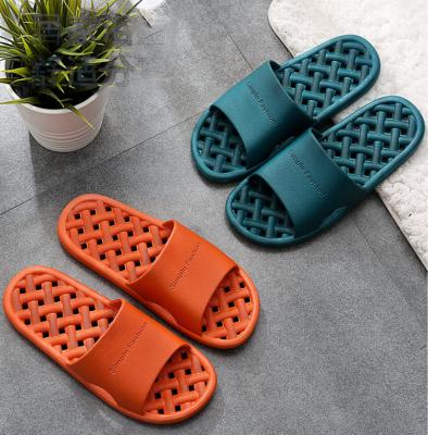 China Fashion Trend Light Weight And Comfortable Slippers Non-slip Bathroom Flat Slippers For Men And Women, Home Slippers for sale