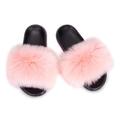 China Fashion trend plush slippers with fur slippers, warm women and soft indoor fluffy slippers for sale