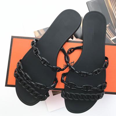 China Wholesale Flat Open Toe Women Sandals Summer Anti-odor Beach Slippers Flat Ladies Slippers Slippers for sale