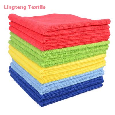 China Best 40*60cm Microfiber Plush Soft Quick Dry Soft Custom Made White Microfiber Plush Car Wash Cleaning Cloth Cloth Design for sale