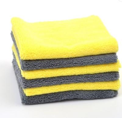 China Sustainable Microfiber Towel 40x40 Car Detailing Microfiber Cleaning Cloth Towel Cleaning Microfiber for sale