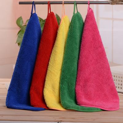 China Viable wholesale kitchen cleaning household microfiber factory floor table cleaning cloth towels for sale