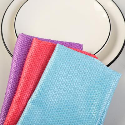 China Disposable Water Absorbent Kitchen Glass Cleaning Cloth Wash Glass Cleaning Towels for sale