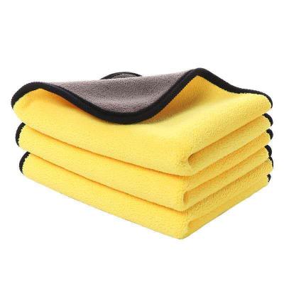 China Double Side Twist Loop Microfiber Car Wash Towel Viable Microfiber Car Drying Towel for sale