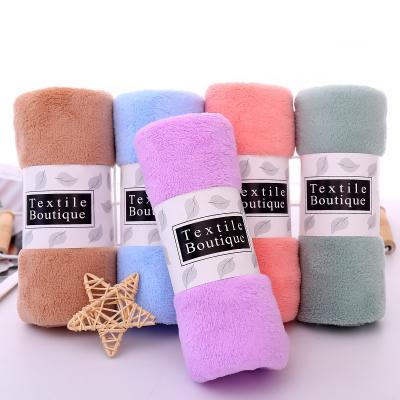 China Factory Wholesale Super Soft Logo Viable Customize Men And Women Kids Towel for sale