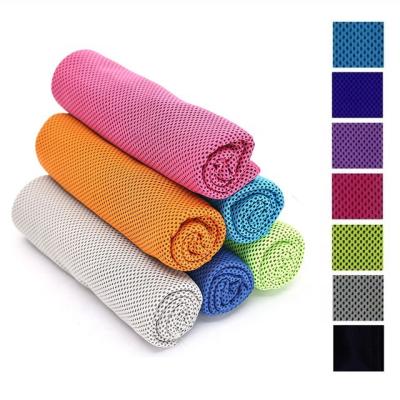 China Instant Disposable Wholesale Cheap Custom Ice Microfiber Sports Fitness Towels Golf Cooling Cooling Towel for sale