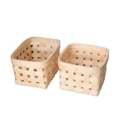 China Cheap Sustainable Wholesale Cotton Rope Oval Shape Hand - Woven Cotton Basket For Storage for sale