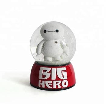 China Cute Custom Snow Globe Great Hero Snowball Souvenir Gifts Snow Globe for sale