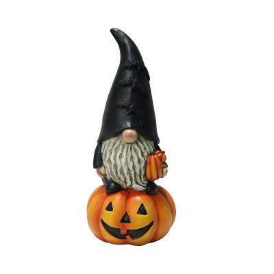 China Europe Costume Halloween Pumpkin Lantern Halloween Decorations Resin Decor Opens Decoration Home Ornaments for sale