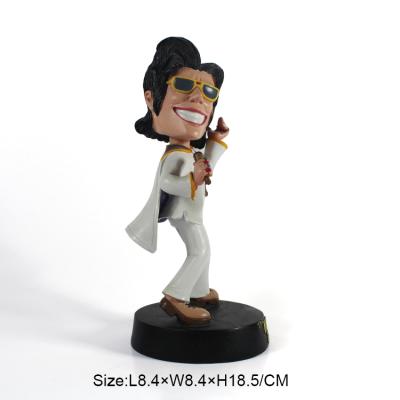 China Europe King Michael Jackson Super Flip Key Decoration Gifts for sale