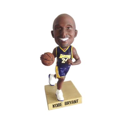 China Custom Europe Resin Kobe Bryant nba stock numbers flip head in crafts for sale