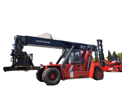 China Construction worksÂ   Kalmar / DRD DRF 450 kalmar container 45ton reach stacker empty heavy second hand forklift for sale