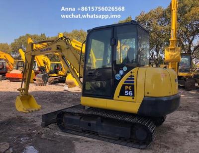 China Construction worksÂ   second hand komastu pc56 used excavator, original KOMATSU pc55 pc60 pc78 japan price for sale