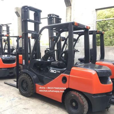 China Construction worksÂ   used 3t toyota forklift 3 ton toyota forklift toyota forklift with high mast for sale