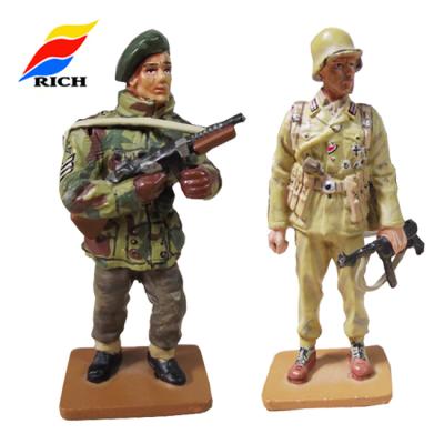 China Europe Custom Design Metal Toy Soldier Model Toys Handpainted Decorative Crafts for sale