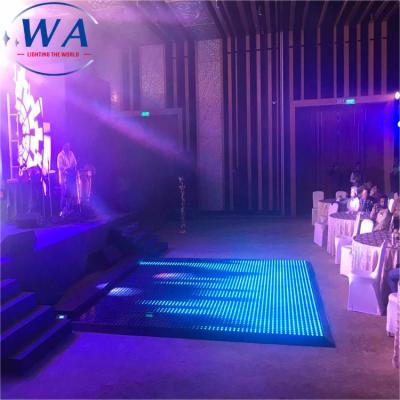 China Charming Effect Portable Radio Dance Floors Digital Led Video For Night Club for sale