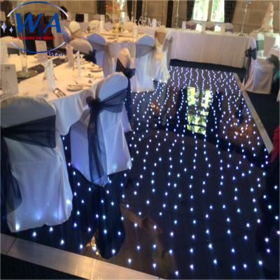 China Waterproof Customized Removable 20ftx20ft Easy Assemble Party Decoration Glitter Dance Floor for sale