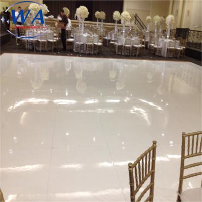 China Wholesale Portable Instant White Plywood Wedding Dance Floor For Events for sale