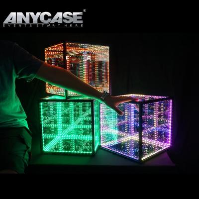 China cube light second hand infinity effects 25x25cm plaza street diwali lights decoration led work light for sale