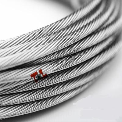 China 316 1x19 10mm Stainless Steel Wire Rope for sale